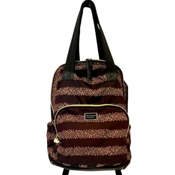 Betsey Johnson Handbags - BETSEY JOHNSON NEW YORk NY backpack super loved in great condition 16”x15”x4”